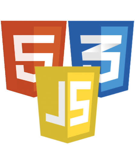 logo: HTML, CSS and js